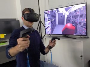 Vi behandlar med KBT och kan förstärka behandling med VR